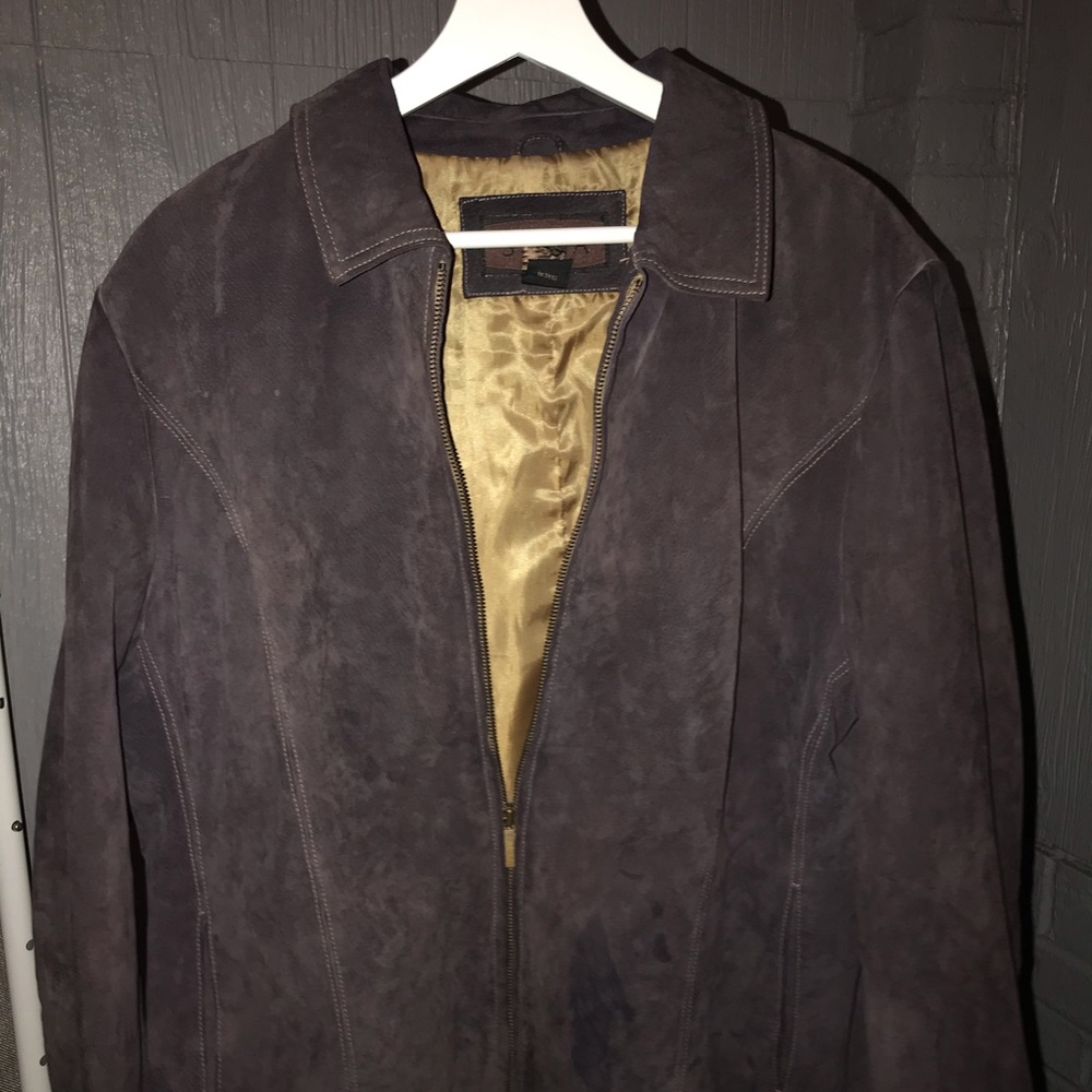 Siena Chocolate Brown Suede Jacket